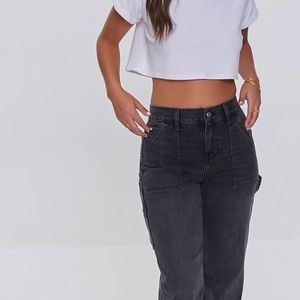 NWOT- Forever 21 Denim GREY Jogger- Size M